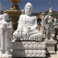 Wholesale Natural Marble Indonesia Carved Buddha Statue